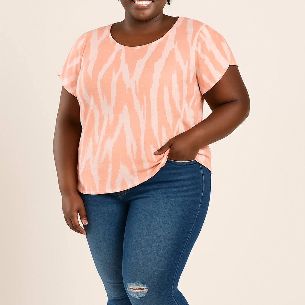 LuLaRoe Olive Tulip Sleeve Top – Size XL